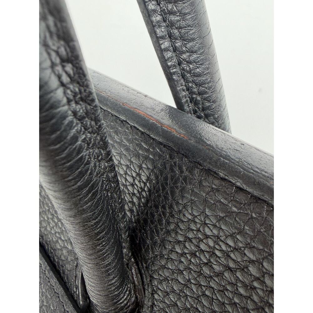 Hermes Bikrin 35 Togo Black Gold Hardware Stamp Letter Q □ (2013) B1 - Picture 15 of 16